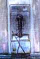 painting of three phone booths